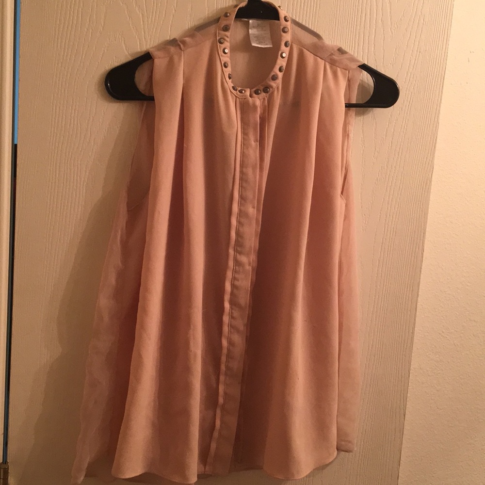 Button down shirt cream top